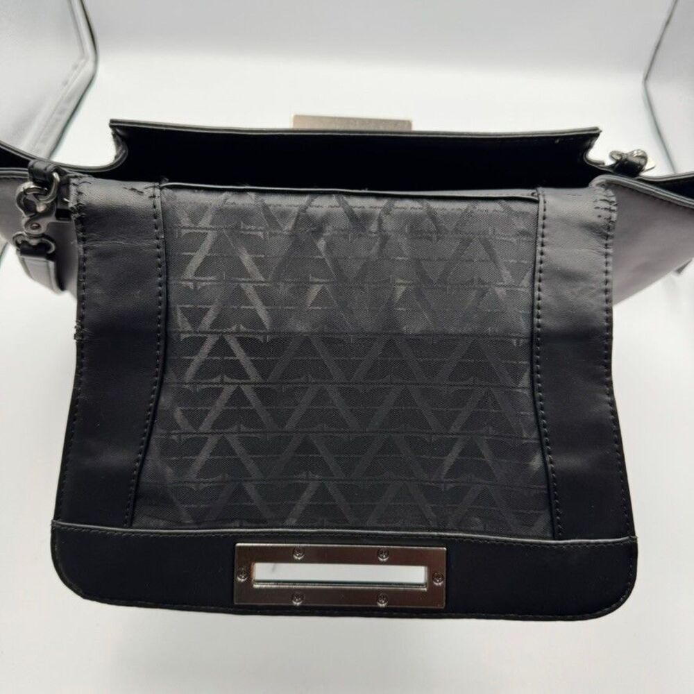 Zac Posen Top Handle Shoulder Strap Eartha Concrete Purse Bag Back Slit Pocket - Picture 9 of 13